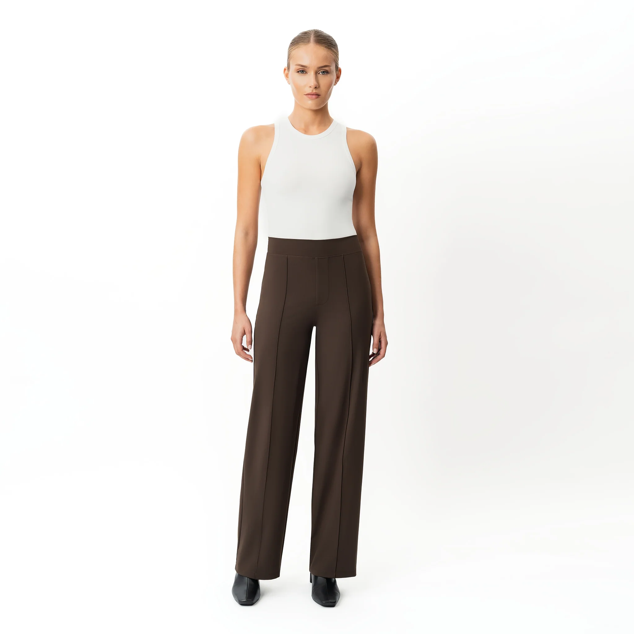 Asana Relaxed Front Crease Pant - Image 5