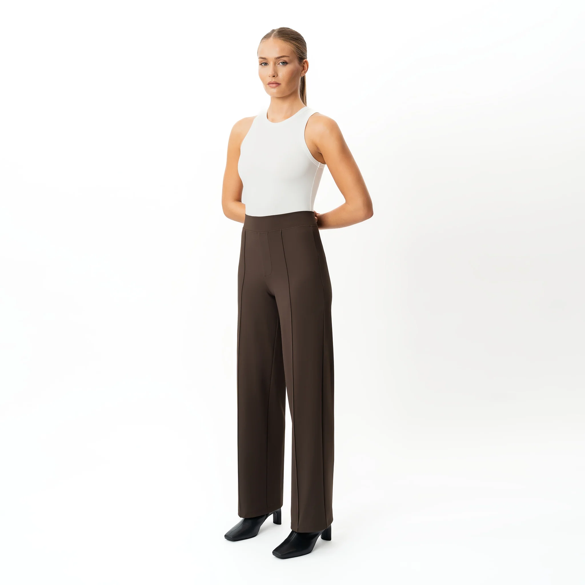 Asana Relaxed Front Crease Pant - Image 7