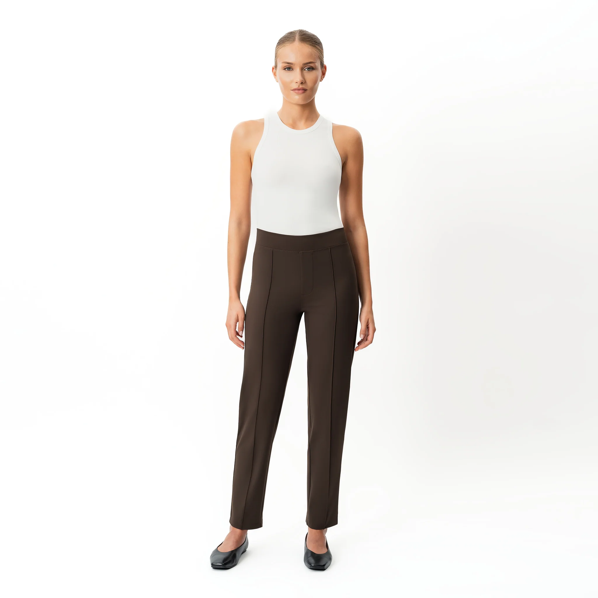 Asana Slim Front Crease Pant - Image 4