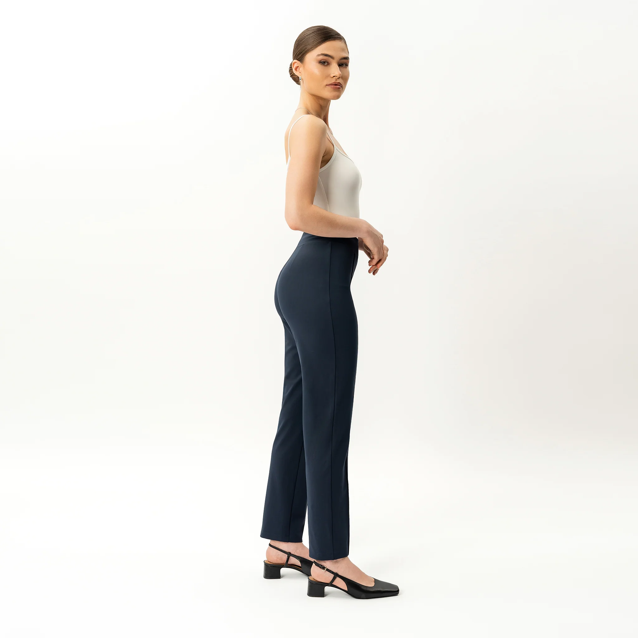 Asana Slim Front Crease Pant - Image 6
