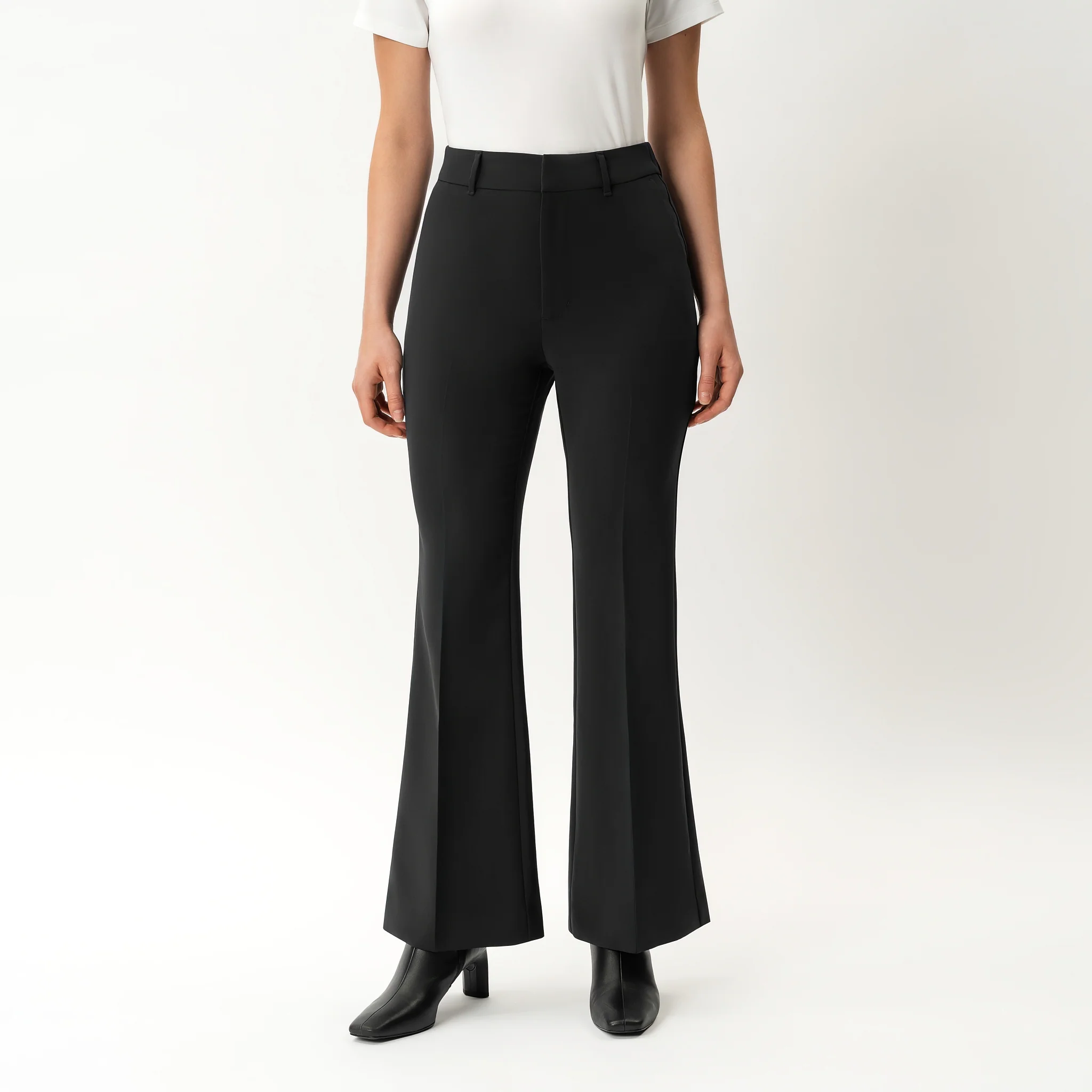 Crepe Bootcut Trouser