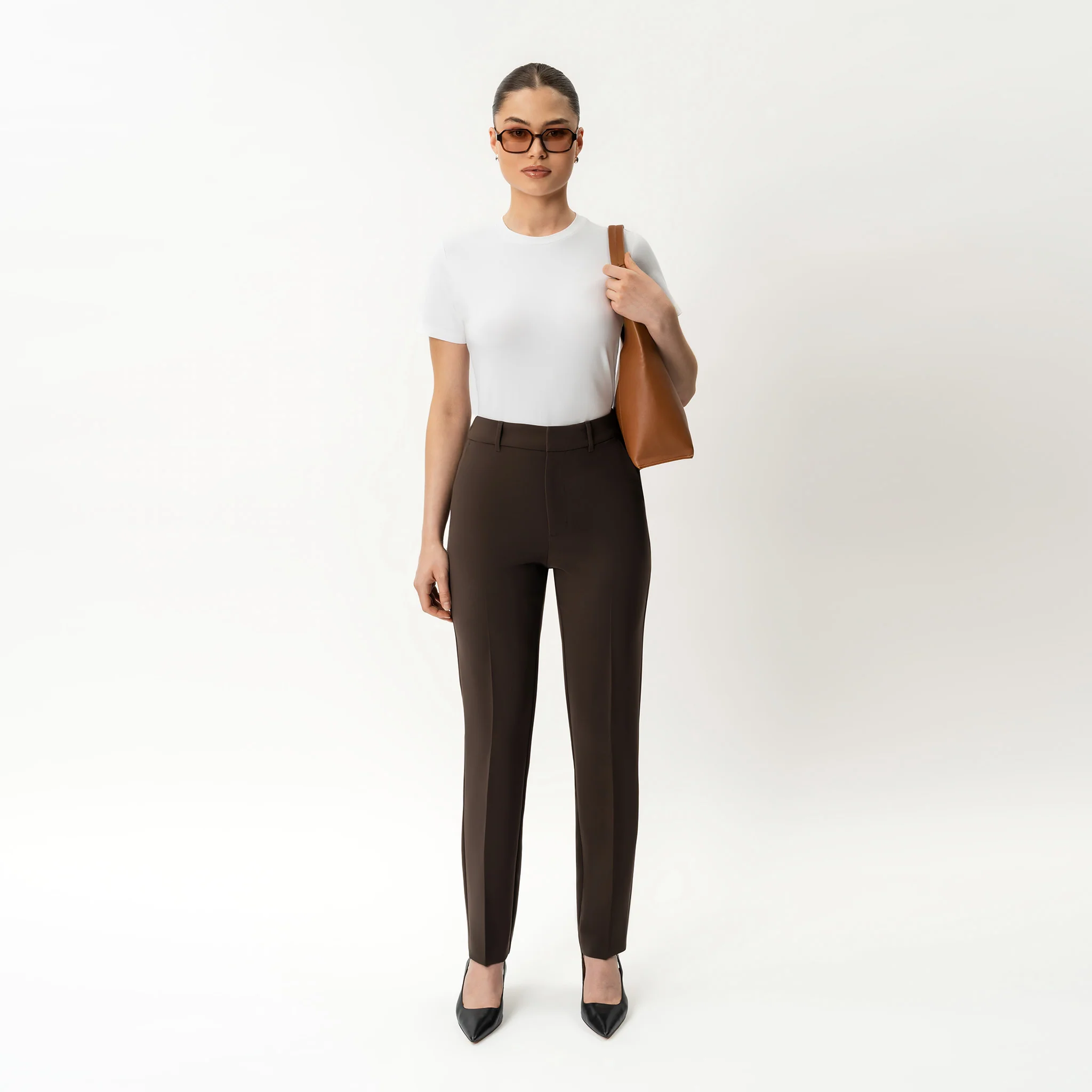 Crepe Slim Trouser - Image 2