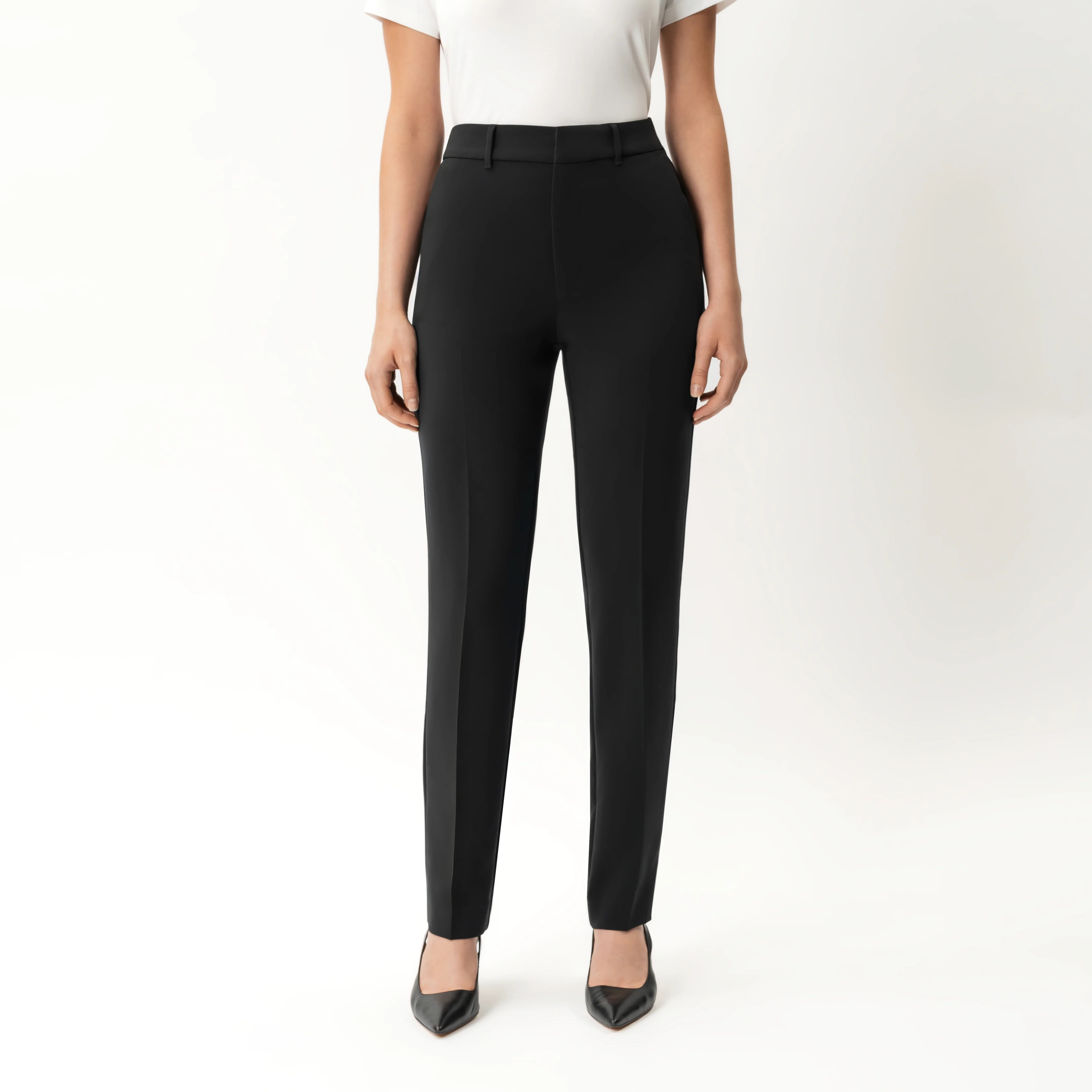 Crepe Slim Trouser