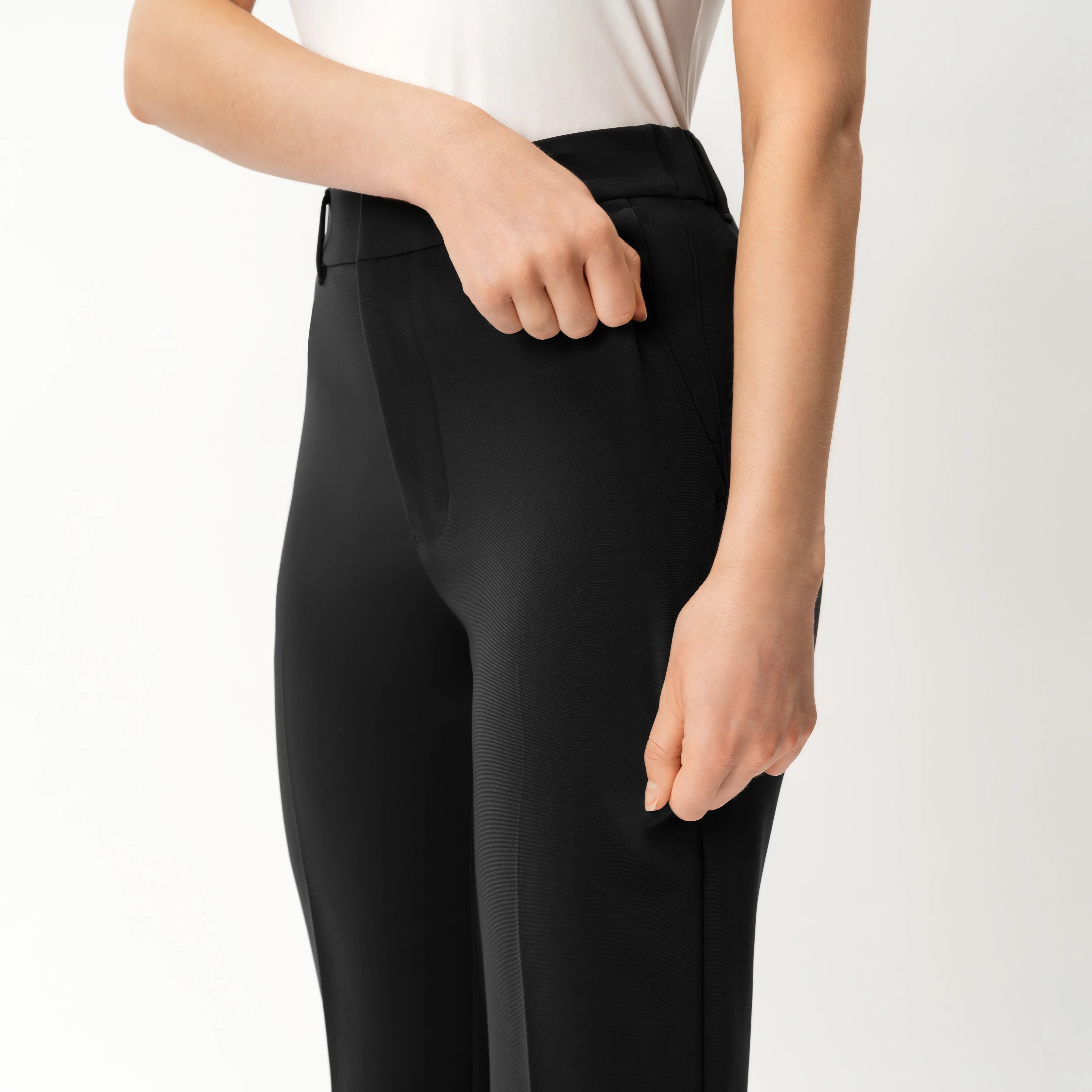 Crepe Slim Trouser - Image 3