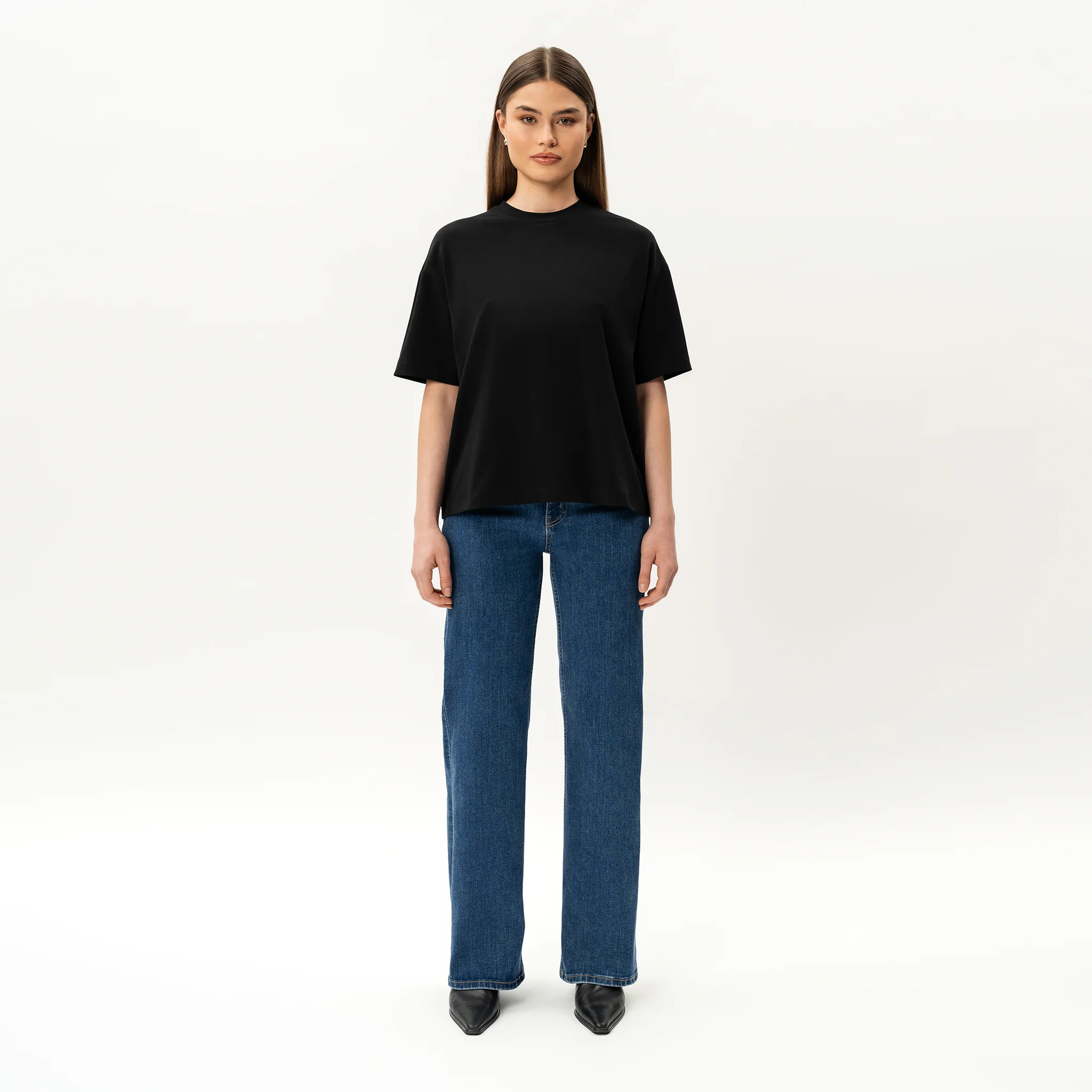 Oversized Boxy Pima T-shirt - Image 5