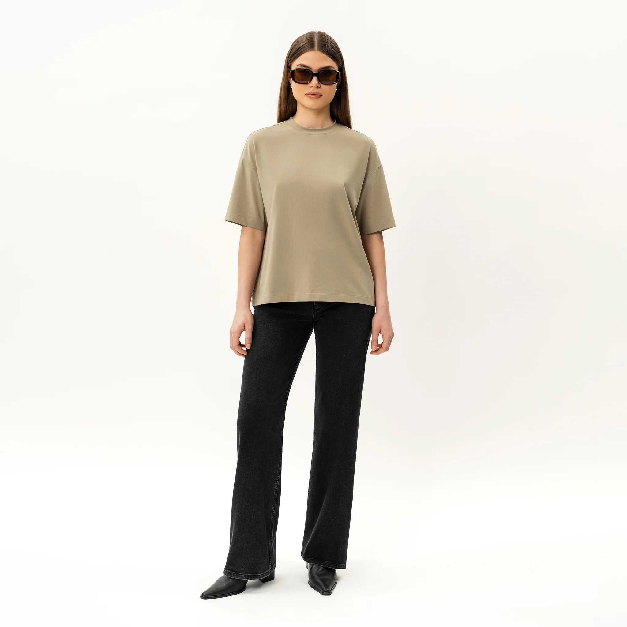 Oversized Boxy Pima T-shirt - Image 2
