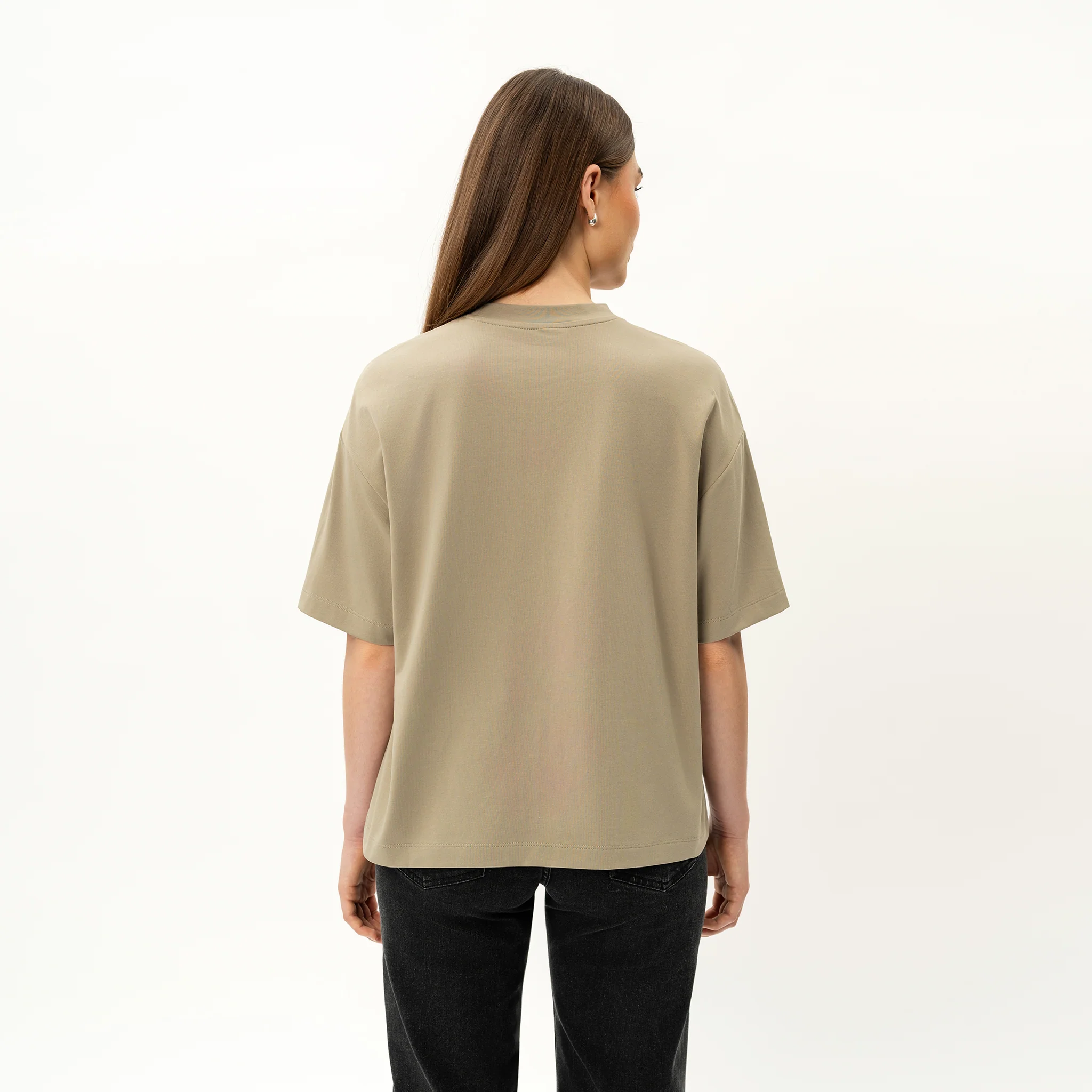 Oversized Boxy Pima T-shirt - Image 3