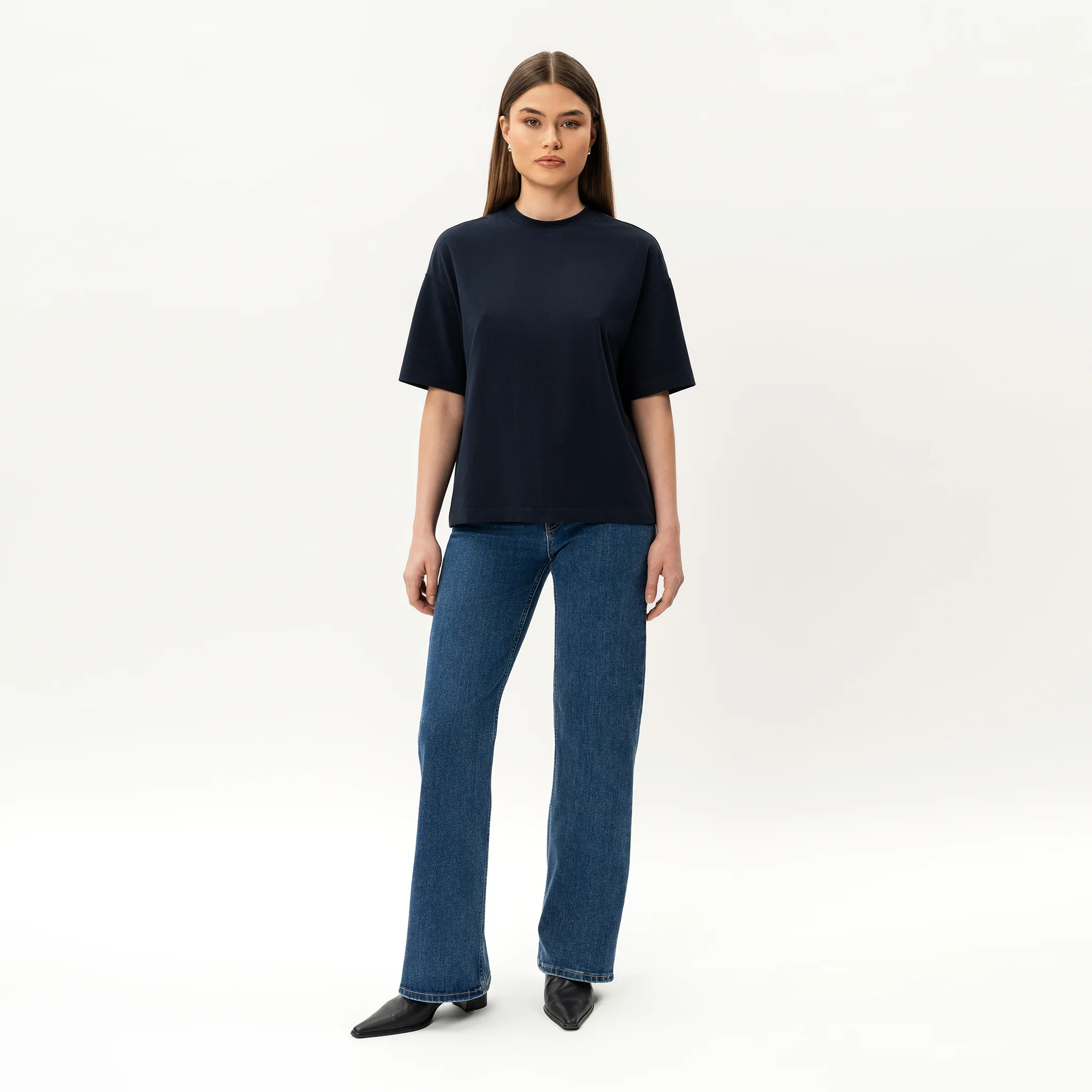 Oversized Boxy Pima T-shirt - Image 5