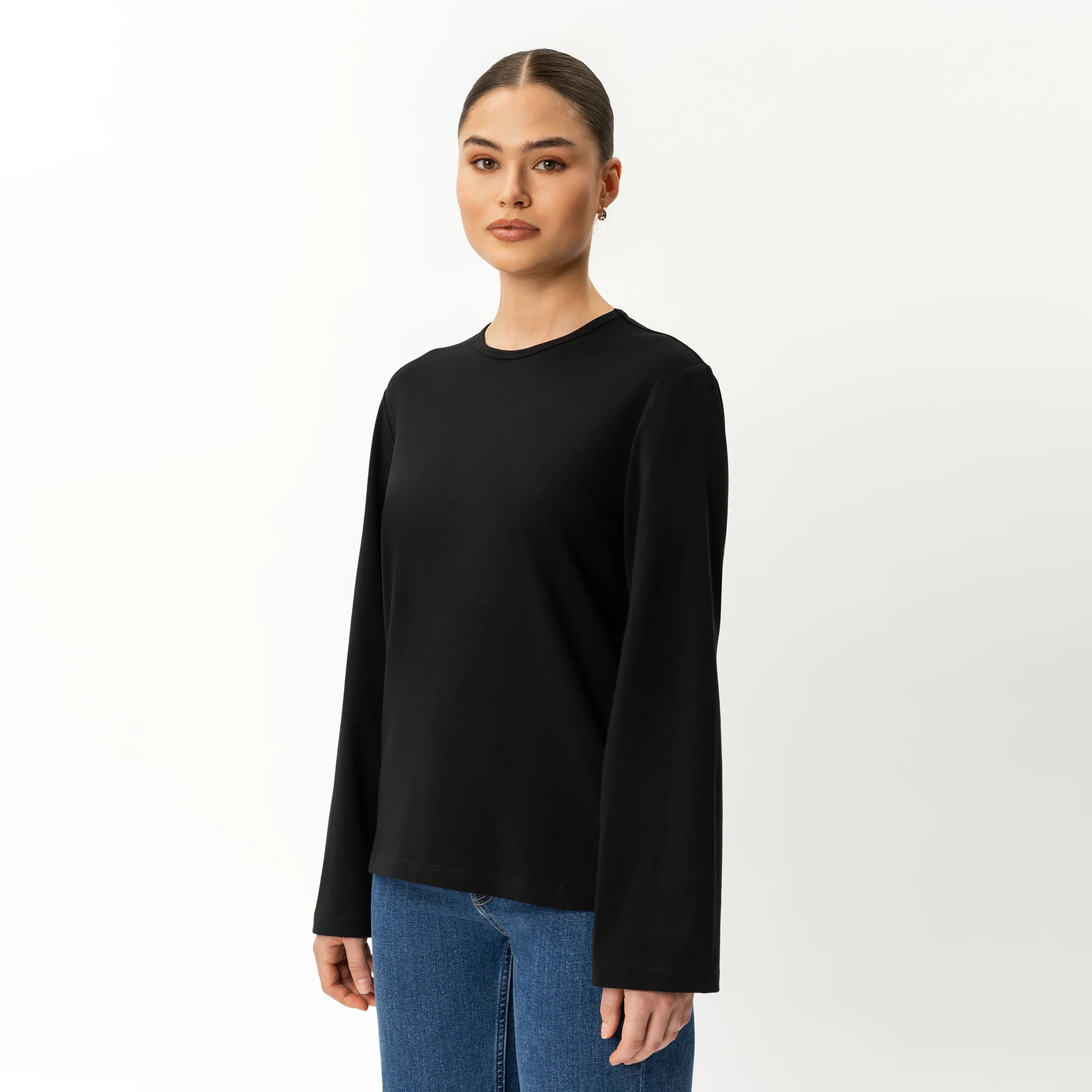 Pima Long-sleeve T-shirt - Image 3