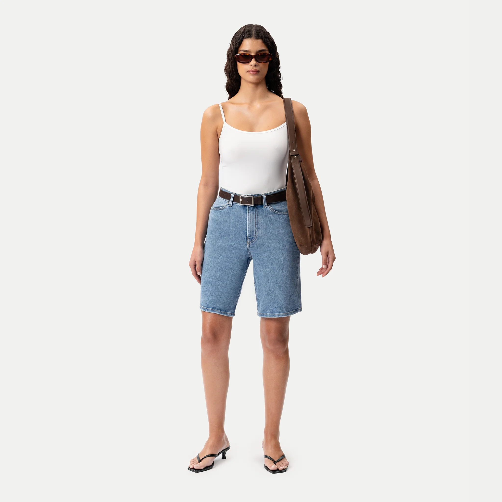 Stretchy ComfortDenim™ Shorts - Image 11