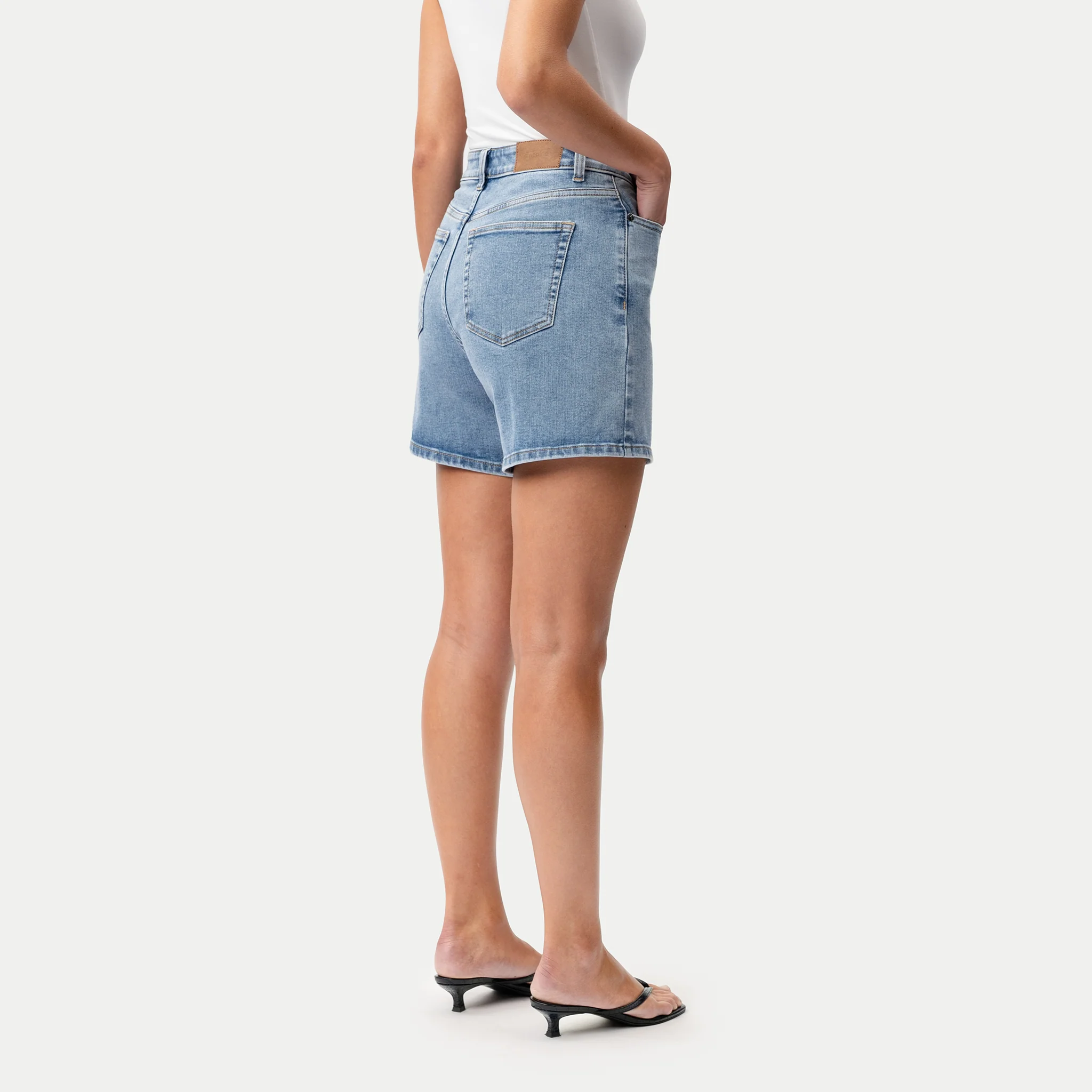 Stretchy ComfortDenim™ Shorts - Image 7