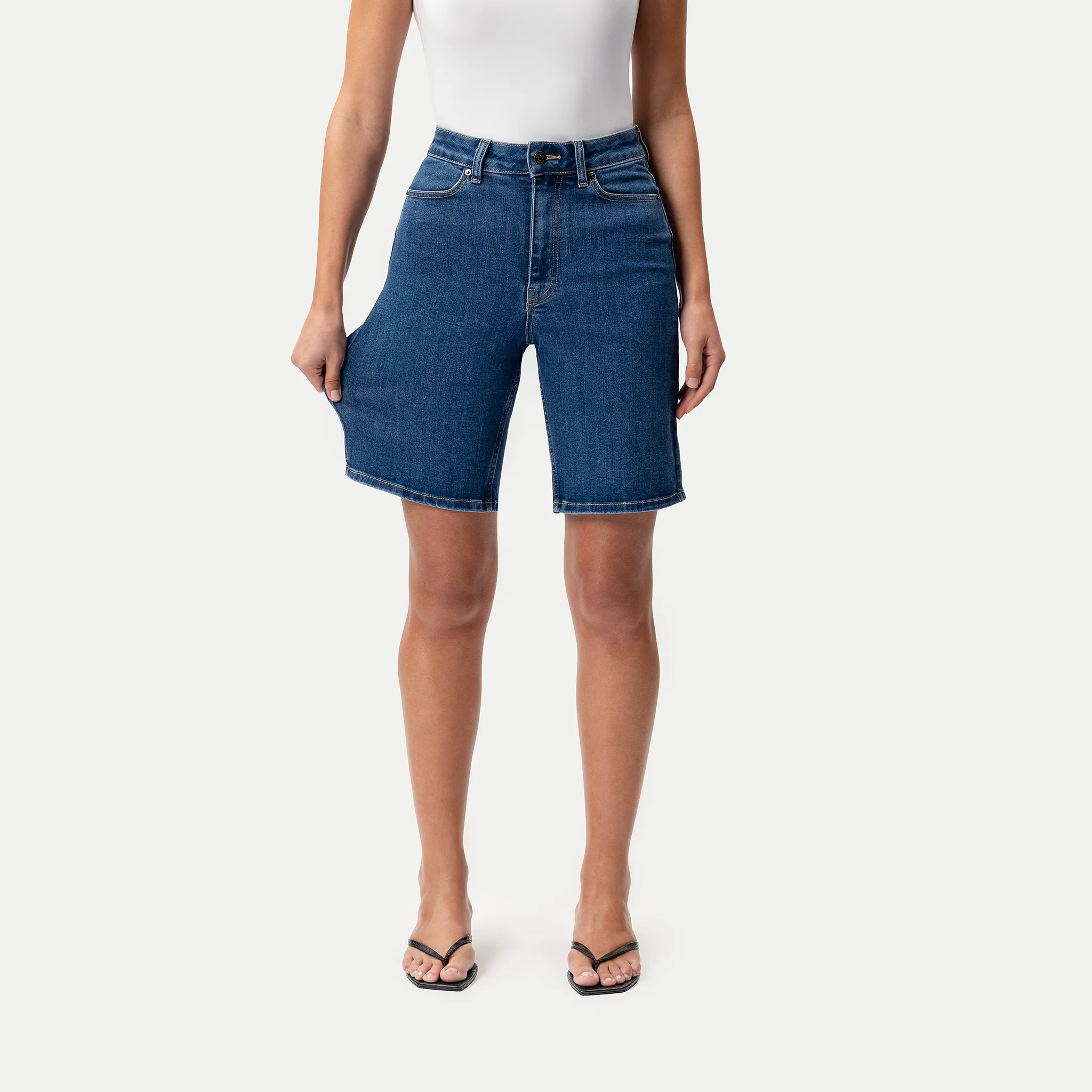Stretchy ComfortDenim™ Shorts - Image 10