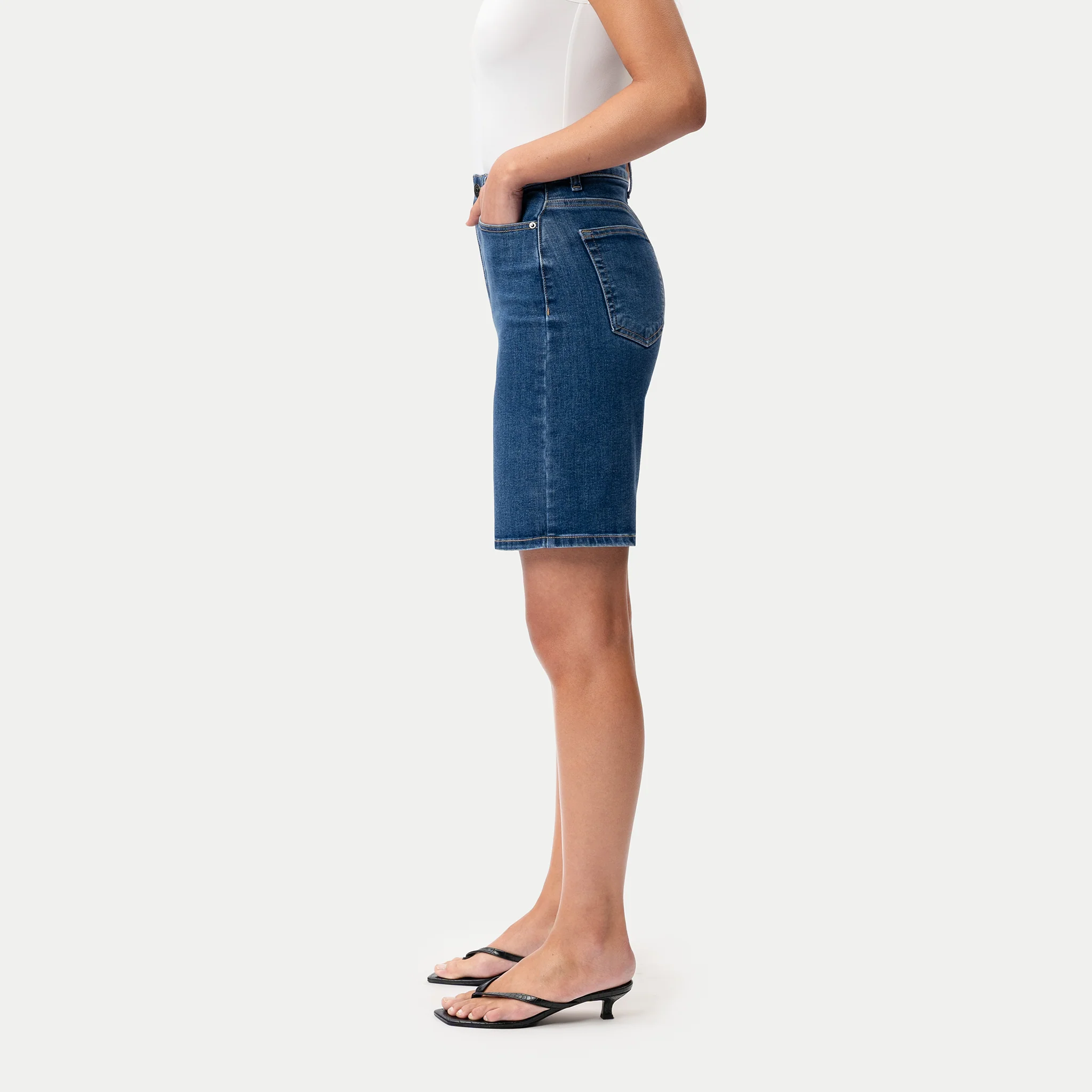 Stretchy ComfortDenim™ Shorts - Image 14
