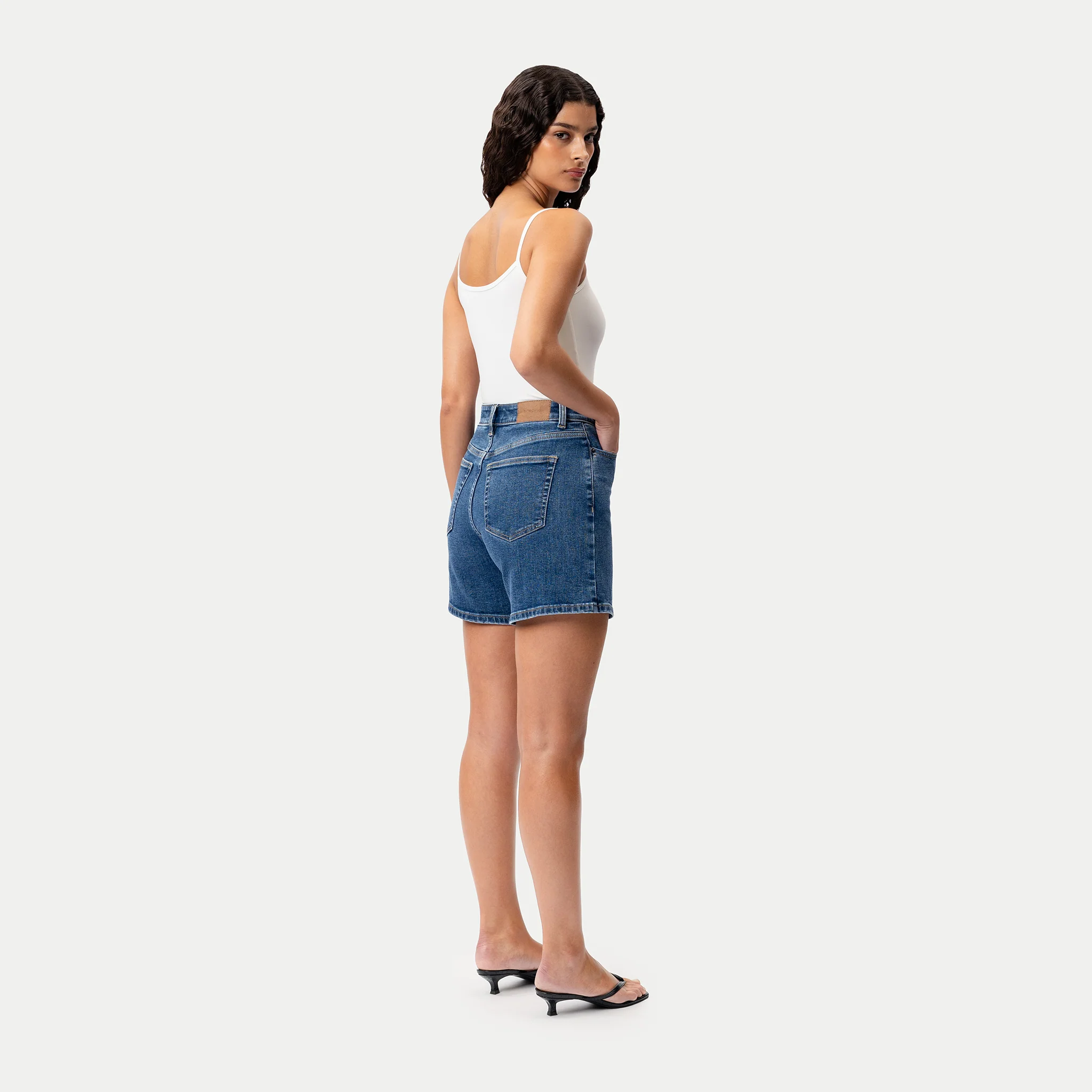 Stretchy ComfortDenim™ Shorts - Image 4