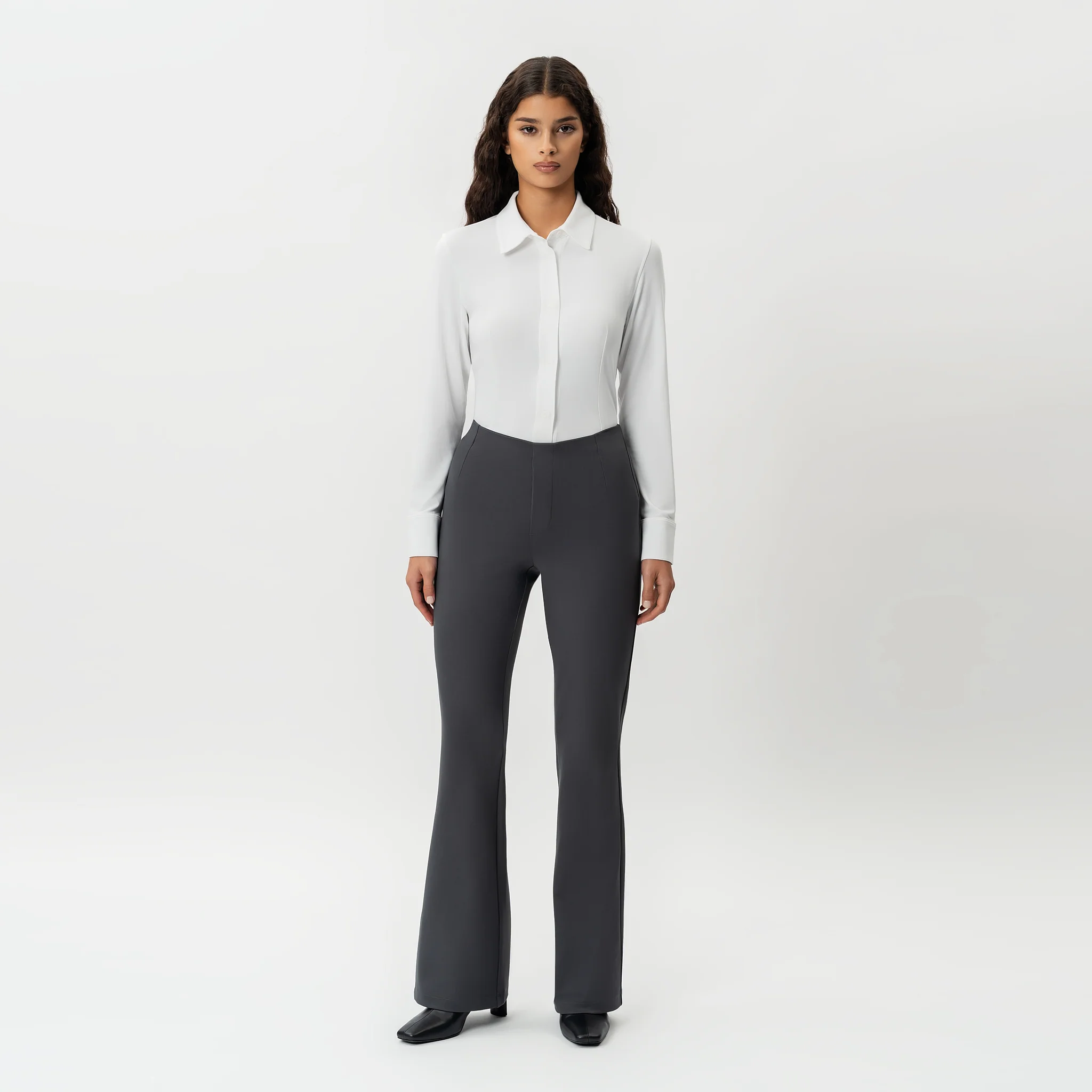 Tailored Ponte Bootcut Trouser - Image 4