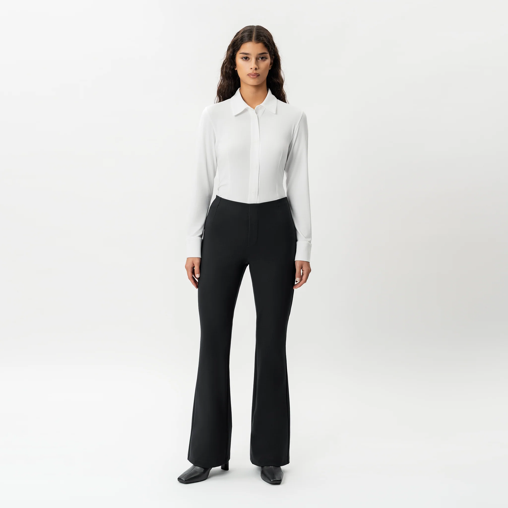 Tailored Ponte Bootcut Trouser - Image 5