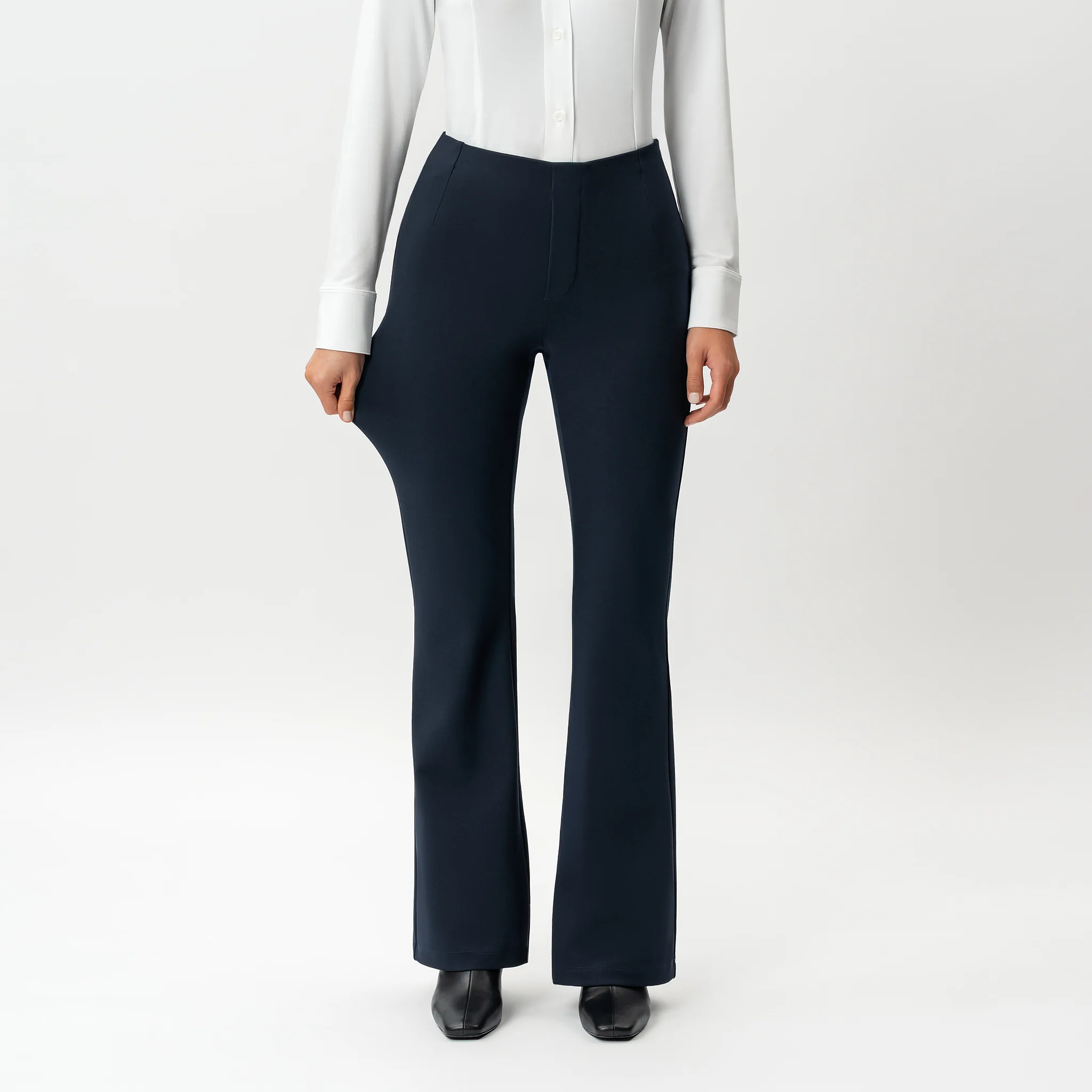 Tailored Ponte Bootcut Trouser - Image 3